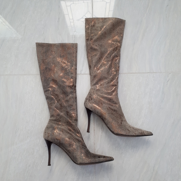Prodotto Snake skin stiletto boots - Picture 1 of 4